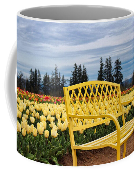 Tulip Coffee Mug featuring the photograph Sit And Enjoy by Brian Eberly