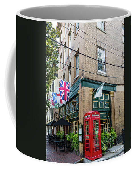 Six Pence Coffee Mug featuring the photograph Six Pence Pub by Darryl Brooks