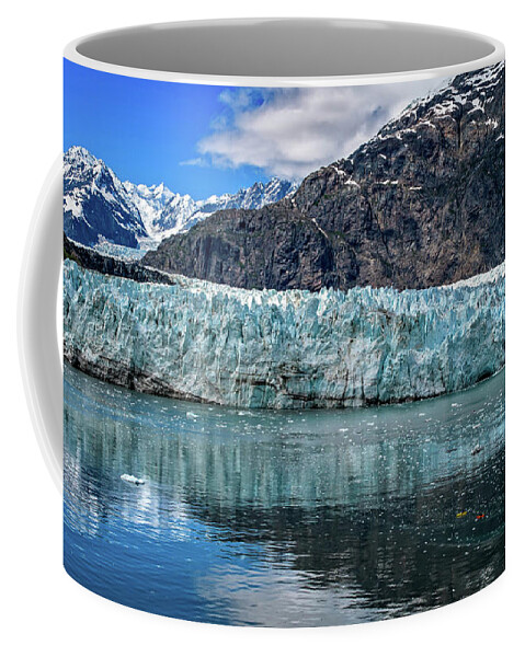 Alaska Coffee Mug featuring the photograph Size Perspective no Margerie Glacier by John Hight