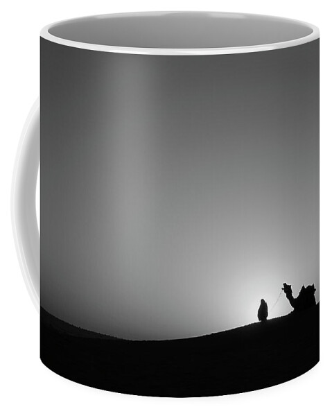 Echo Coffee Mug featuring the photograph SKN 0900 Echo of Good Morning by Sunil Kapadia