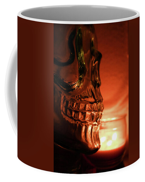 Skull Coffee Mug featuring the photograph Skull by Lora Lee Chapman