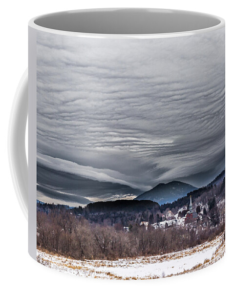 Sky Coffee Mug featuring the photograph Sky Waves by Tim Kirchoff