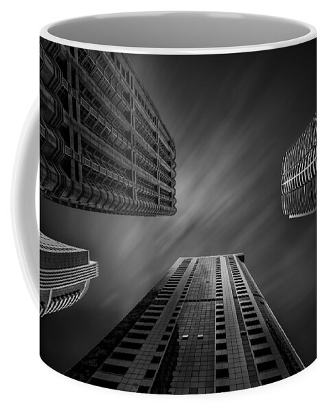 Skyscraper Coffee Mug featuring the digital art Skyscraper by Maye Loeser