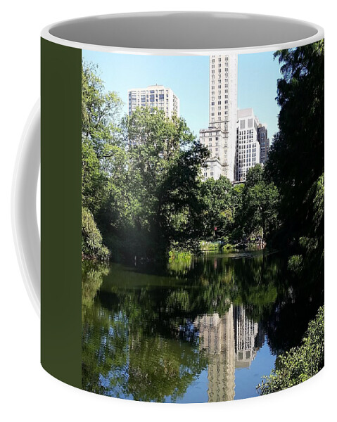 Skyscraper Coffee Mug featuring the photograph Skyscraper Reflection by Vic Ritchey