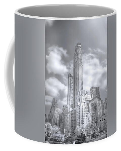 New York City Coffee Mug featuring the photograph Skyscrapers by Mark Andrew Thomas