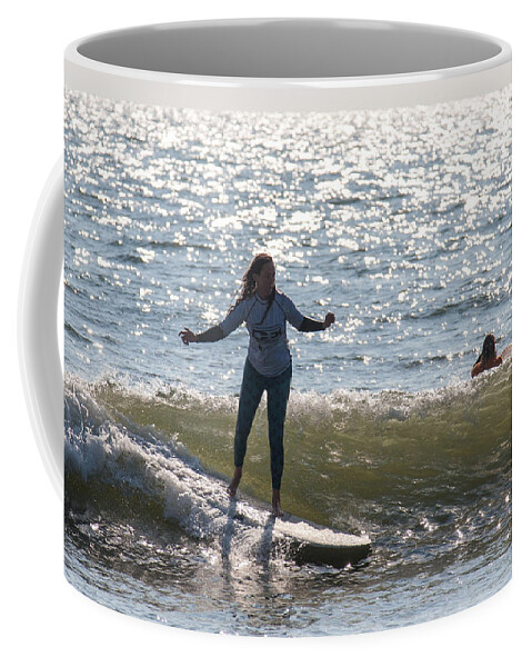 Photo Coffee Mug featuring the photograph Sliding Down the Face by AM Photography