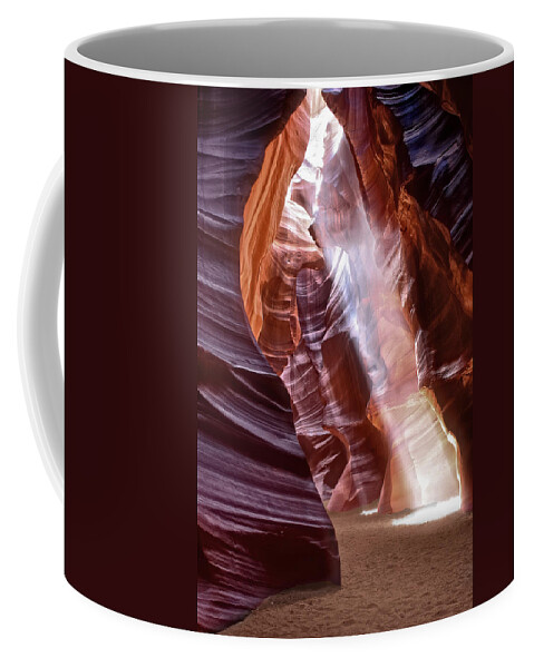 Slot Canyon Entry Coffee Mug featuring the photograph Slot Canyon Entry by Wes and Dotty Weber
