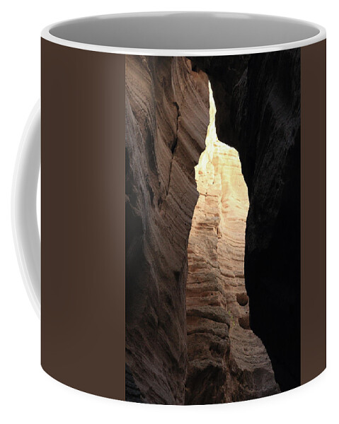 Slot Coffee Mug featuring the photograph Slot Canyon Light by David Diaz