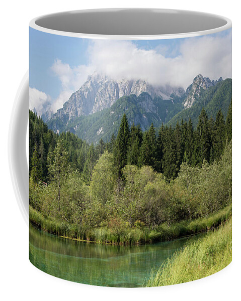Alpine Coffee Mug featuring the photograph Slovenian Alps by Juli Scalzi