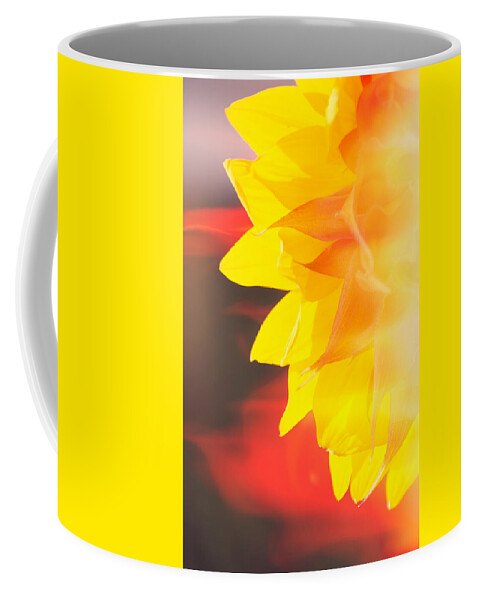 Chicago Coffee Mug featuring the photograph Smokin Sunflower by Lauri Novak
