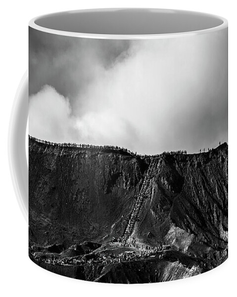 Landscape Coffee Mug featuring the photograph Smoking Volcano by Pradeep Raja Prints