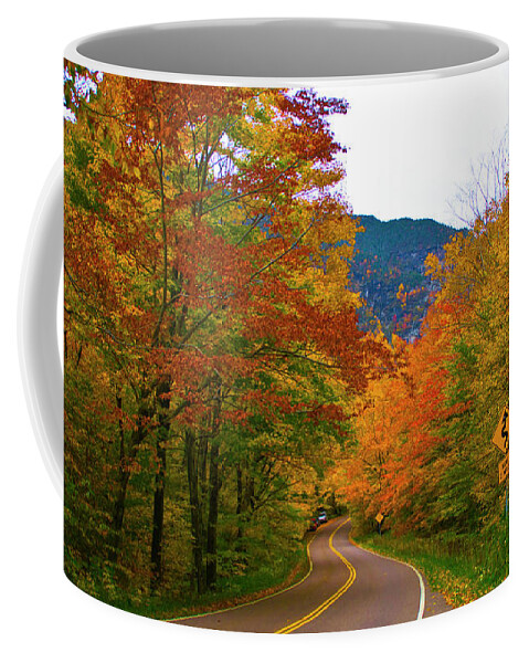 Fall Foliage Coffee Mug featuring the photograph Smugglers' Notch in Vermont by Scenic Vermont Photography