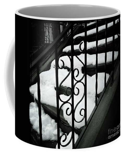 Snow Coffee Mug featuring the photograph Snow a la Mode by Miriam Danar