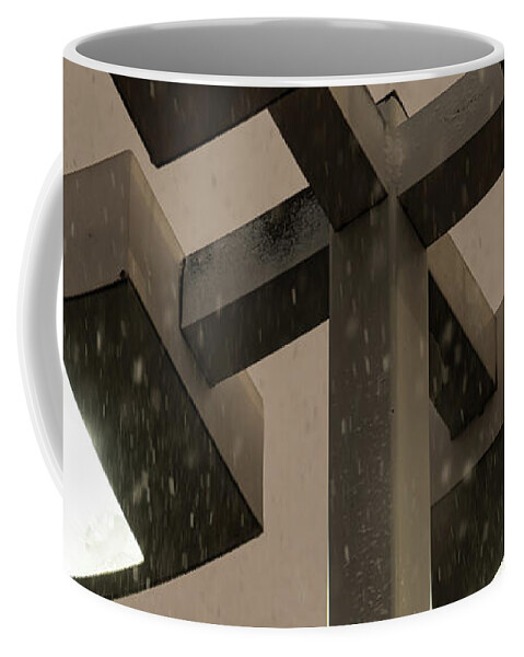 Snow In The Air Coffee Mug featuring the photograph Snow in the Air 2 - by Julie Weber