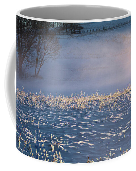 Hudson Valley Coffee Mug featuring the photograph Snow Waves by Angelo Marcialis