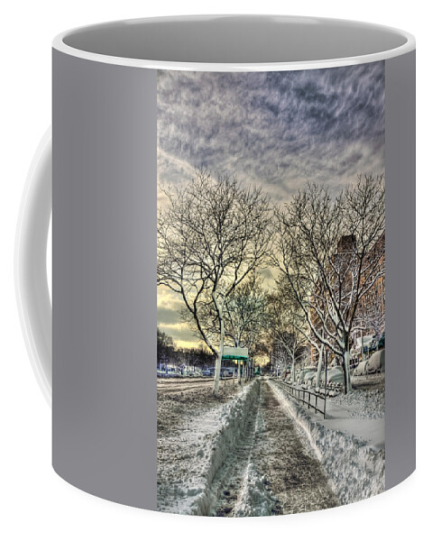 Snow Coffee Mug featuring the photograph Snowbound by Evelina Kremsdorf