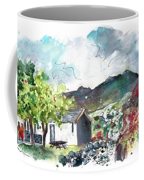 Travel Coffee Mug featuring the painting Snowdonia 02 by Miki De Goodaboom