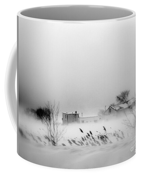 Snowstorm Coffee Mug featuring the photograph Snowed - In by Elfriede Fulda