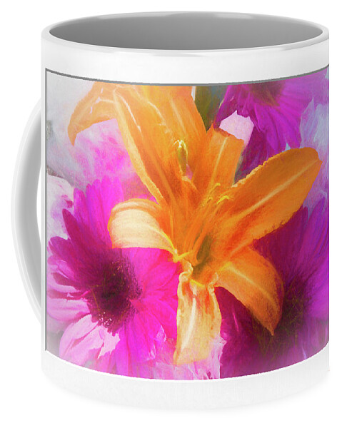 Flower Impressions Coffee Mug featuring the photograph Soft Day Lily by Natalie Rotman Cote