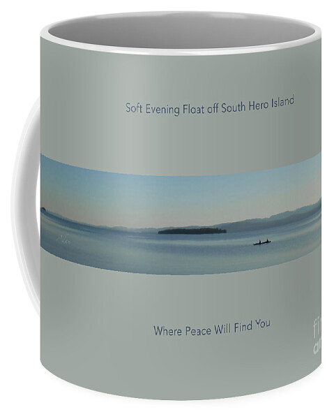 South Hero Coffee Mug featuring the photograph Soft Evening Float Off South Hero Island Horizon Line Poster by Felipe Adan Lerma