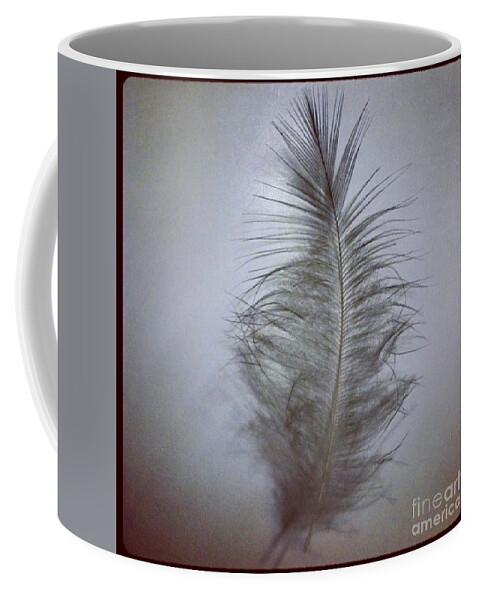 Feather Coffee Mug featuring the photograph Softly As You Go by Denise Railey