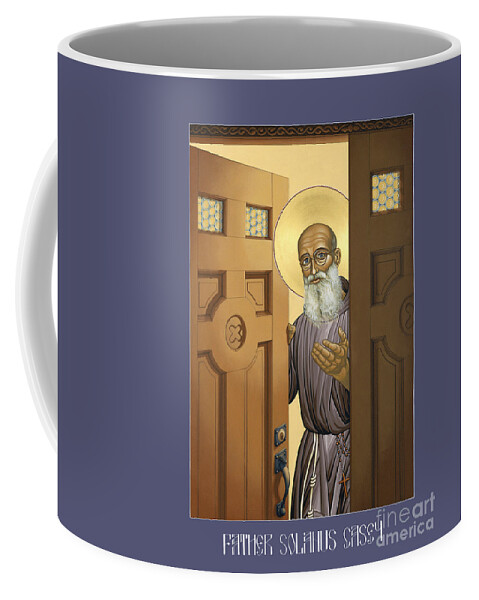 Bl. Solanus Casey Coffee Mug featuring the painting Bl. Solanus Casey - LWVSC by Lewis Williams OFS
