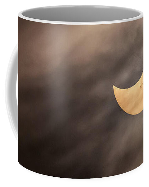 Astronomical Coffee Mug featuring the photograph Solar Eclipse by Rikk Flohr