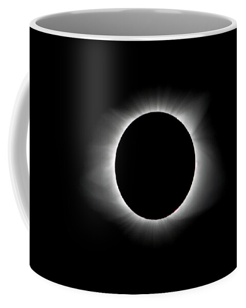 Da* 300 Coffee Mug featuring the photograph Solar Eclipse Ring of Fire by Lori Coleman