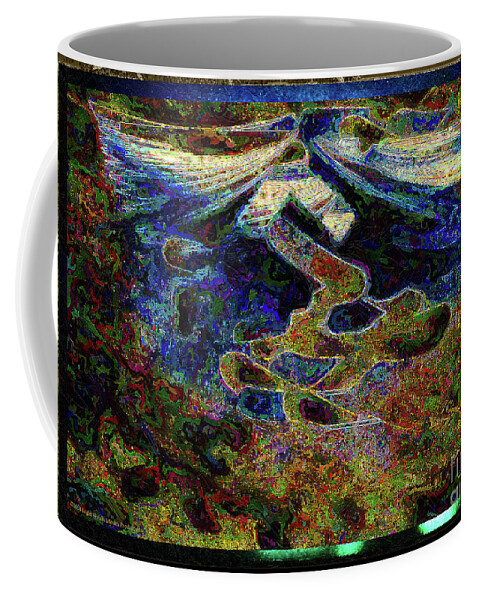 Chromatic Poetics Coffee Mug featuring the digital art Song of Love and Compassion by Aberjhani