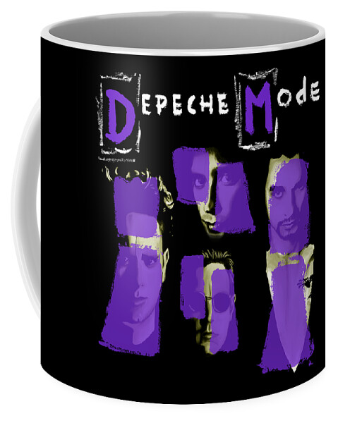Depeche Mode Coffee Mug featuring the digital art Songs of Faith and Devotion without name by Luc Lambert