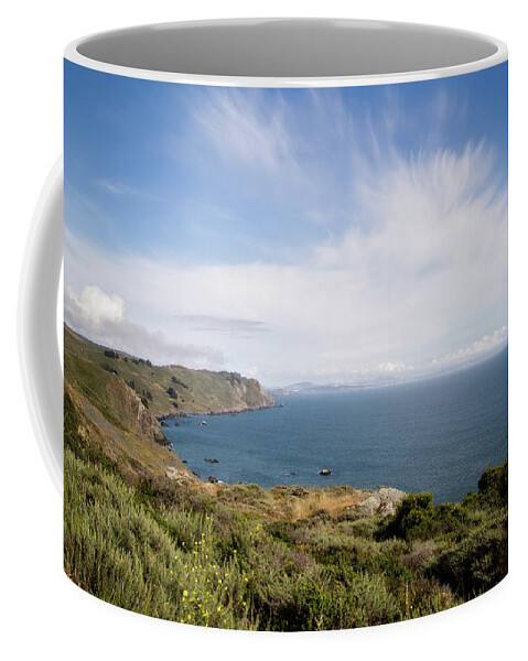 Beach Coffee Mug featuring the photograph Sonoma Coastline by Lana Trussell