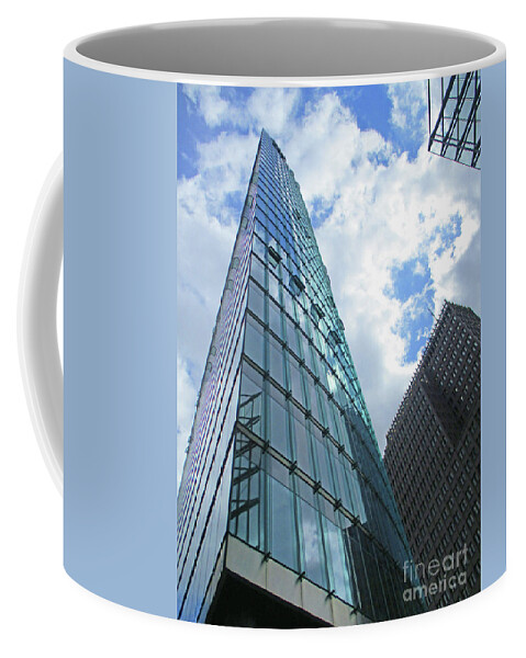 Sony Center Coffee Mug featuring the photograph Sony Center 5 by Randall Weidner