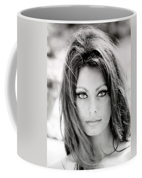 Sophia Loren Coffee Mug featuring the photograph Sophia Loren by Sophia Loren