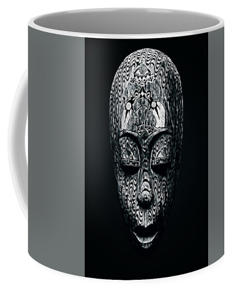 Black Coffee Mug featuring the digital art Sorrow by Tim Abeln