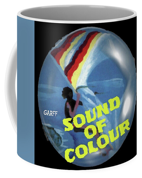 Hawaii Coffee Mug featuring the digital art Sound Of Colour by Enrico Garff