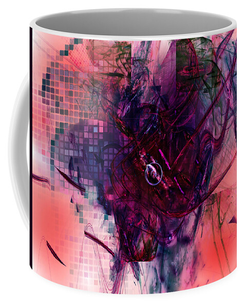 Art Coffee Mug featuring the digital art Sound of Drums by Jeff Iverson
