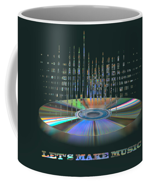 Music Coffee Mug featuring the photograph Sound Waves by Gill Billington
