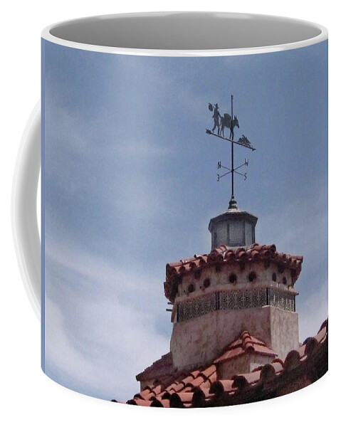 Death Valley Coffee Mug featuring the digital art South by SouthWest - Death Valley by Gary Baird