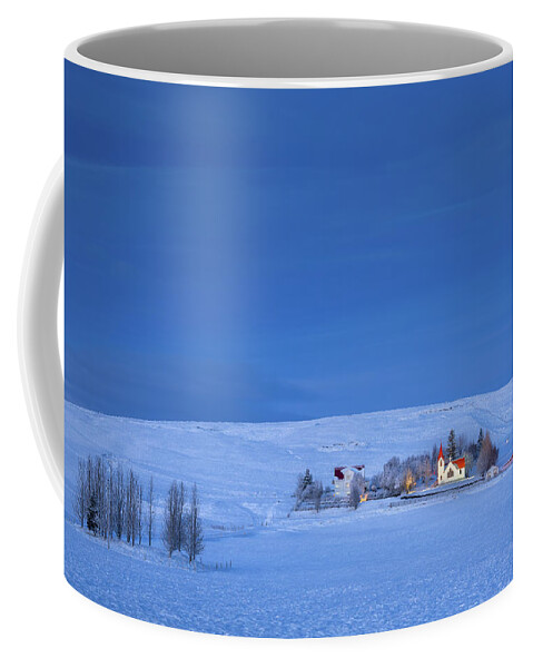 Evangelical Coffee Mug featuring the photograph South Iceland Broad-Church by Mihai Andritoiu