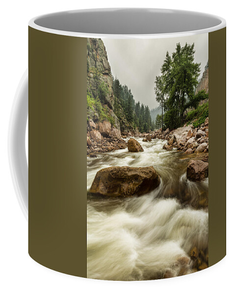 Water Coffee Mug featuring the photograph South St Vrain Canyon Portrait Boulder County CO by James BO Insogna