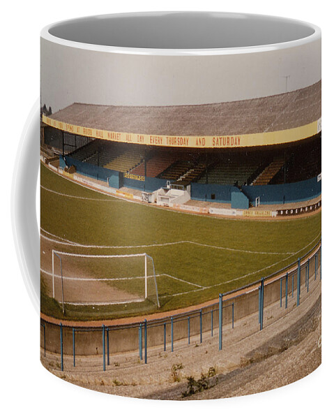  Coffee Mug featuring the photograph Southend United - Roots Hall - East Stand 2 - 1970s by Legendary Football Grounds