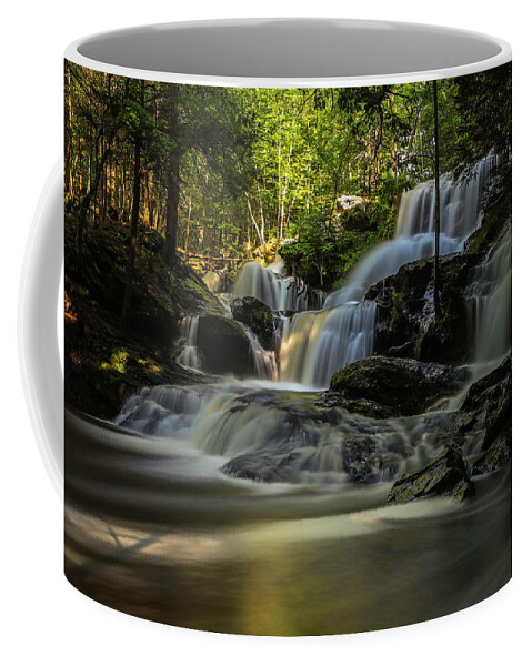 Garwin Fall Coffee Mug featuring the photograph Southern New Hampshire Garwin Falls by Juergen Roth