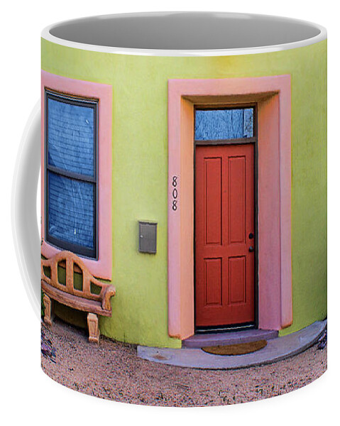 Barrio Viejo Coffee Mug featuring the photograph Southwestern - Architecture - Barrio Viejo by Nikolyn McDonald