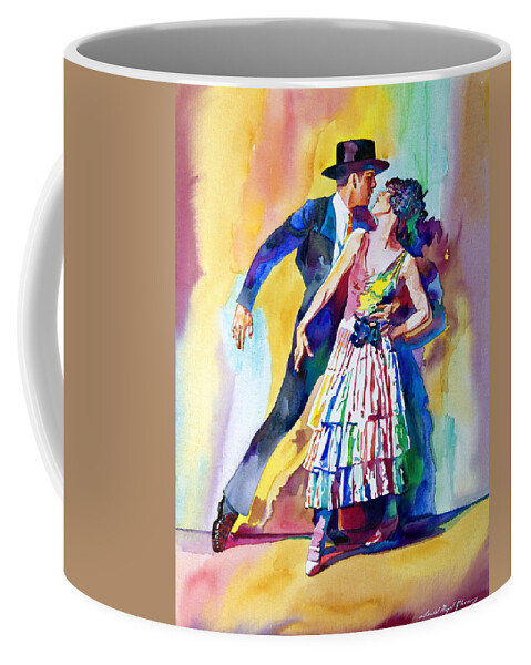 Romance Coffee Mug featuring the painting Spanish Dance by David Lloyd Glover