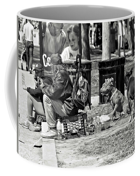 Pandering Coffee Mug featuring the photograph Spare Change by Jackson Pearson