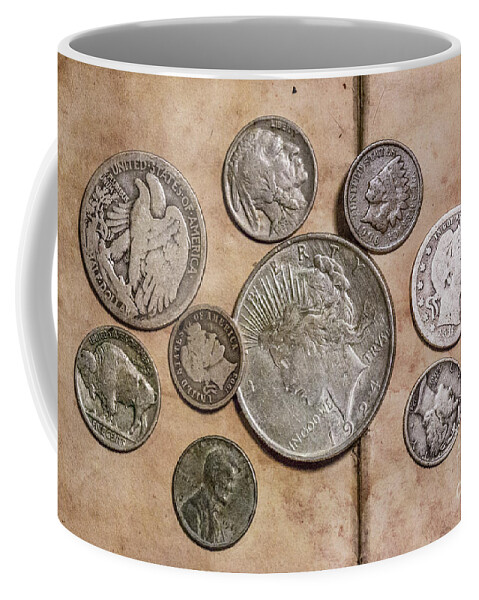 Spare Change Coffee Mug featuring the digital art Spare Change Ver Two by Randy Steele