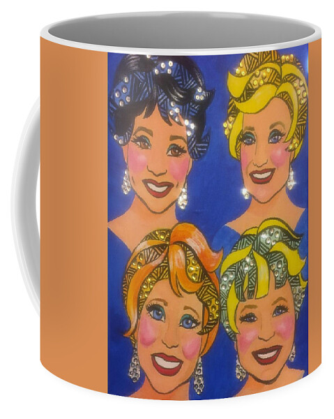 Music Coffee Mug featuring the painting Sparkle by Marilyn Jacobson