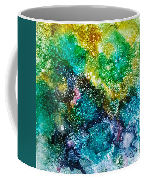 Alcohol Coffee Mug featuring the painting Sparkling Water by Terri Mills