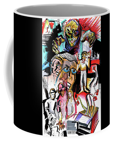  Coffee Mug featuring the painting special project 1B by John Gholson