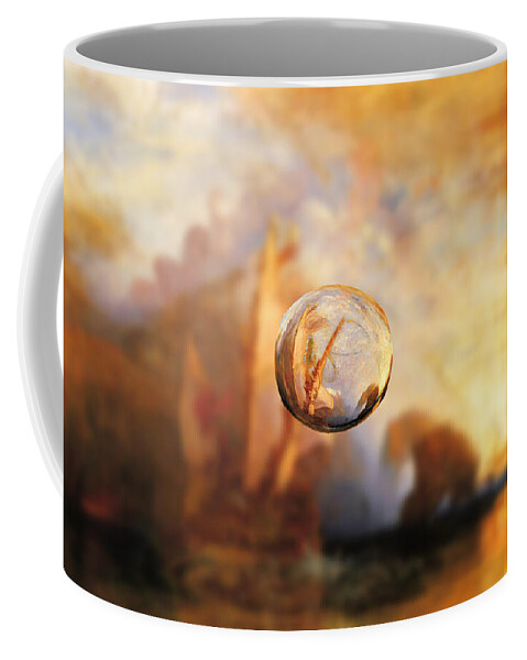 Post Modern Coffee Mug featuring the digital art Sphere 11 Turner by David Bridburg